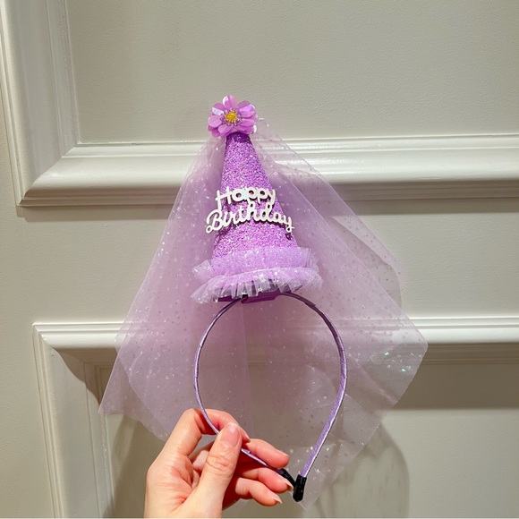 2/$15 🆕Birthday Cone Hat Headband - Picture 2 of 5